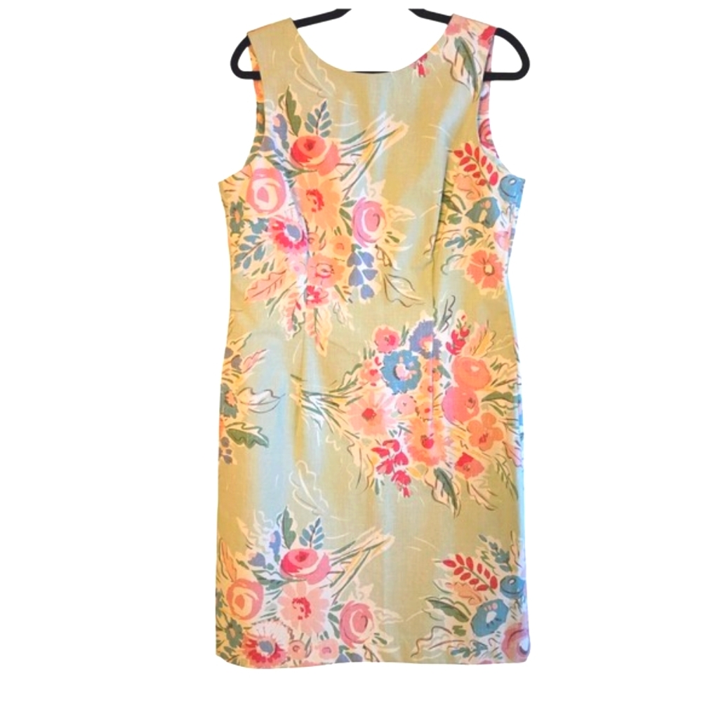J. McLaughlin‎ Floral Print Sleeveless Dress Women's Size 14
